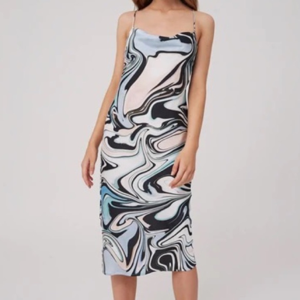 The Fifth Label Sound Dress Black Swirl